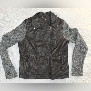 JOU JOU juniors faux leather jacket